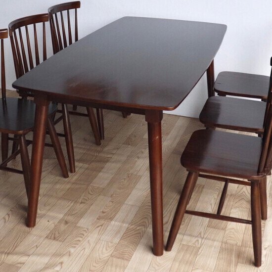 Bàn ăn song tiện 6 ghế AG-48