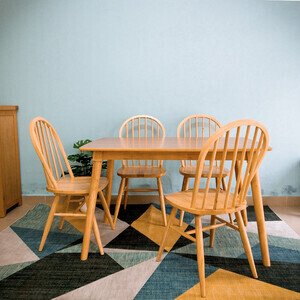 Bộ bàn ăn 4 ghế Windsor AG-46