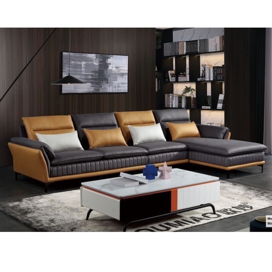 Ghế sofa da góc L cao cấp AG-49