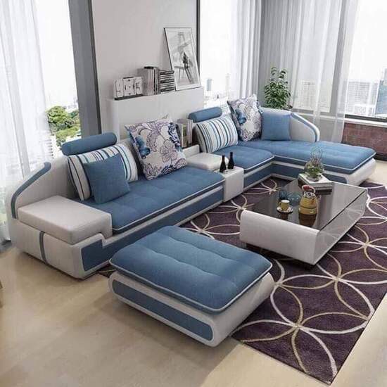 Ghế sofa da góc L cao cấp AG-46