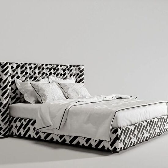 Giường ngủ hoa văn AG 34