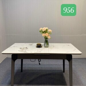 Bàn ăn thông minh mặt đá cao cấp Lothas có bếp từ/ không bếp từ AG29