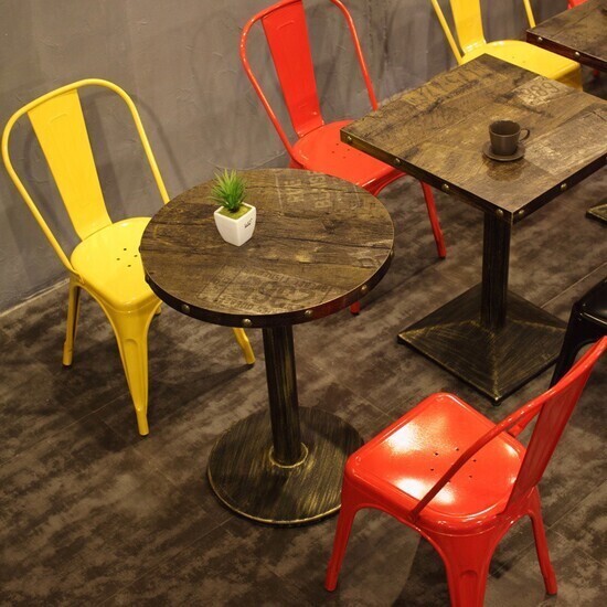 Ghế tolix cafe nhiều màu AG34