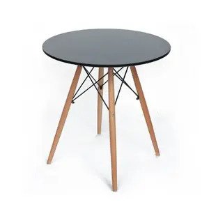 Bàn cafe eames 4 chân mặt gỗ MDF tròn AG4