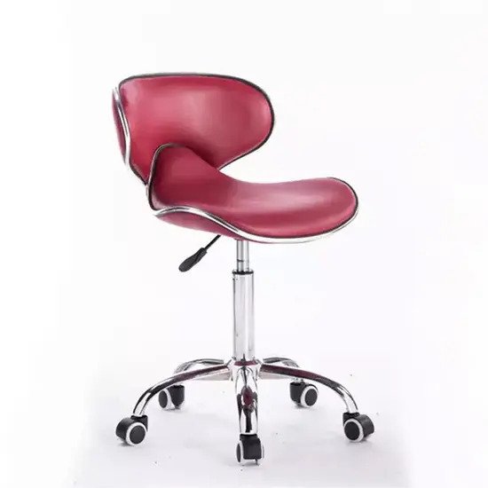 Ghế cafe mặt nệm da trụ chân xoay A-74