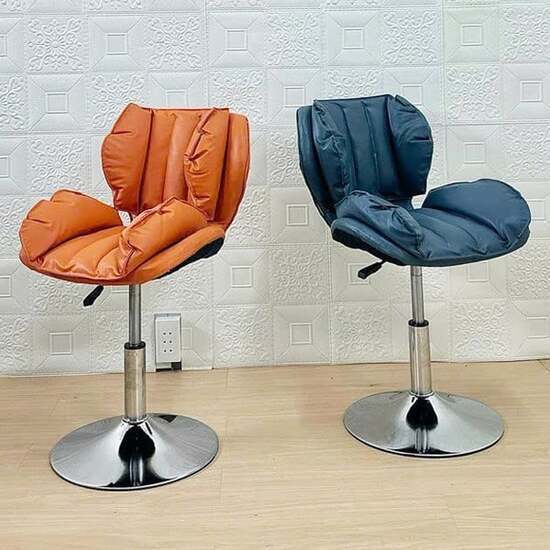 Ghế da chân trụ xoay A-55