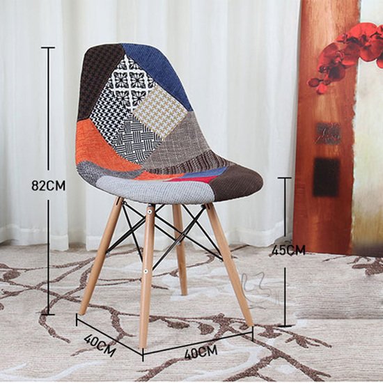 Ghế thổ cẩm eames AG-04