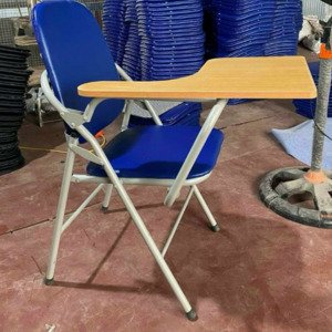 Ghế xếp học sinh chân sắt có bàn lưng cao AG 04