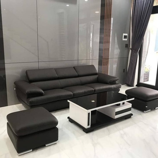 Bộ ghế sofa da cao cấp AG-12