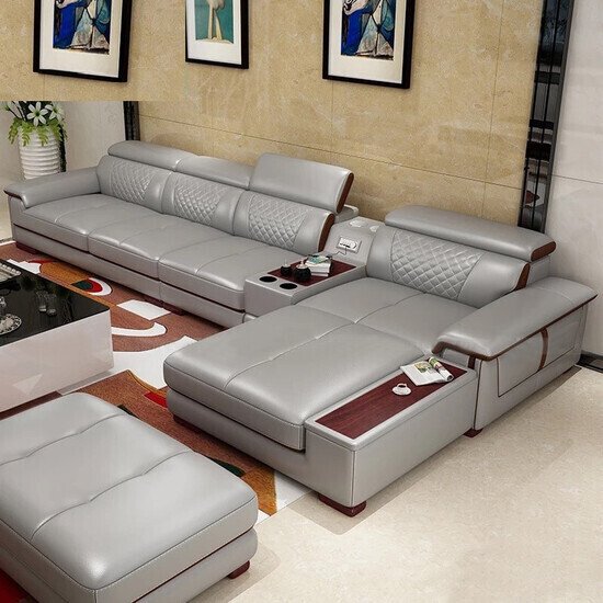 Sofa da cao cấp AG017