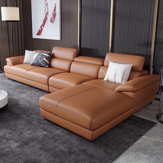 Ghế sofa da góc L cao cấp AG-45