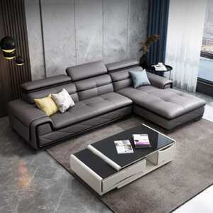 Ghế sofa da cao cấp L61-07