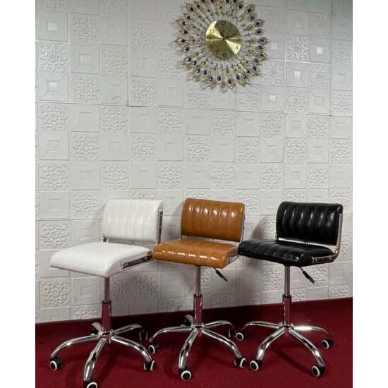 Ghế cafe đệm vuông chân trụ xoay A-69