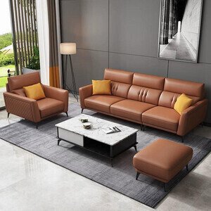 Bộ ghế sofa da cao cấp AG-11