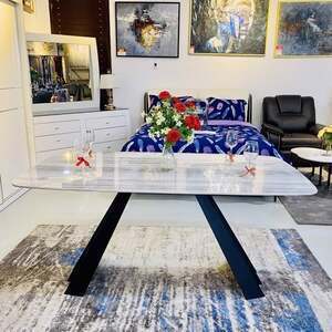 Bàn ăn mặt đá AG 02