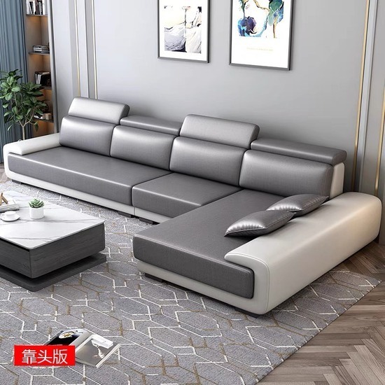 Sofa da góc L cao cấp AG022