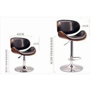 Ghế bar chân sắt mạ mặt nệm bọc da AG38