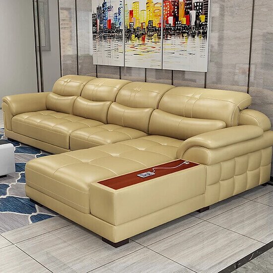 Ghế sofa da góc L cao cấp AG-51