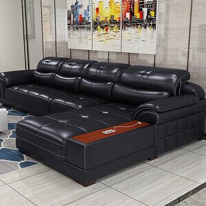 Ghế sofa da góc L cao cấp AG-51