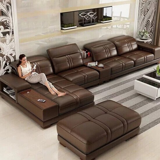 Sofa góc L cao cấp AG012