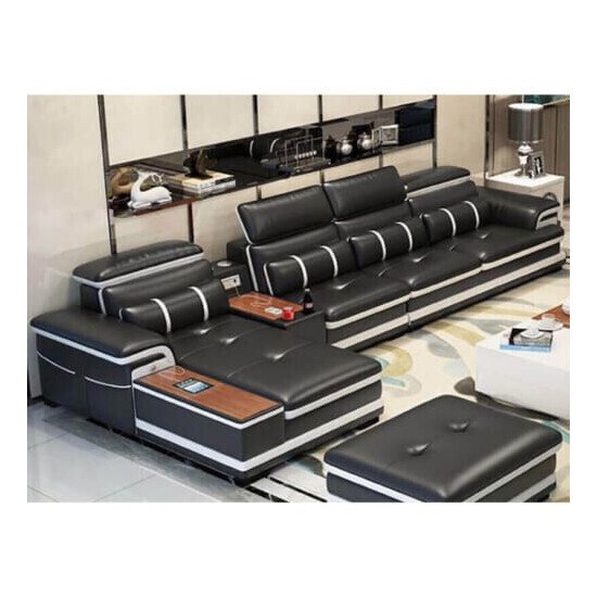 Sofa da góc Lcao cấp AG-80