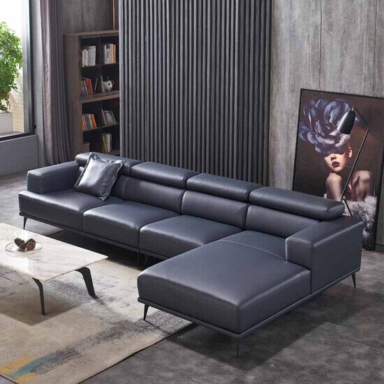 Ghế sofa da góc L cao cấp AG-75