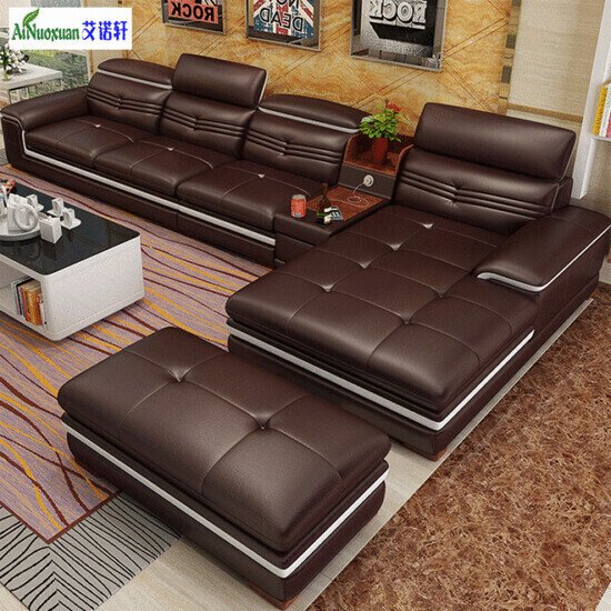 Sofa da cao cấp AG019