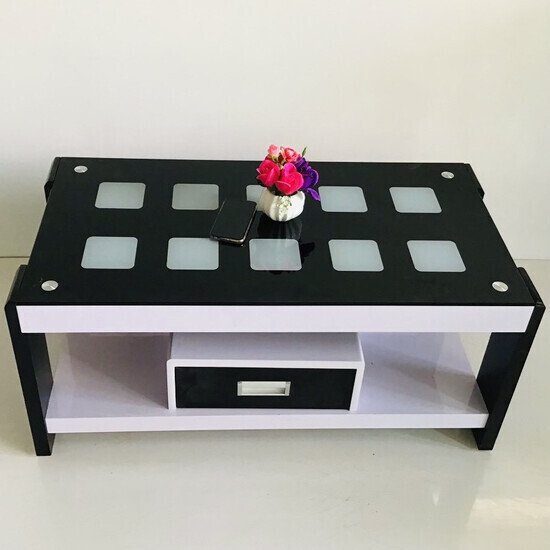 Bàn trà sofa mặt kính AG73