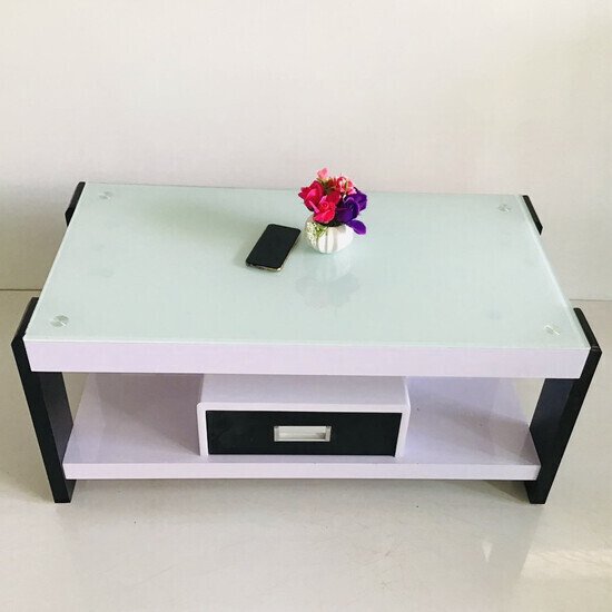Bàn trà sofa mặt kính AG73