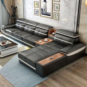 Ghế sofa da góc L cao cấp AG-65
