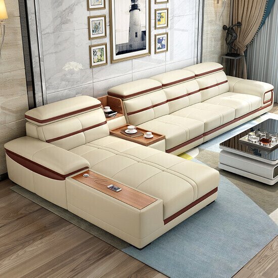 Ghế sofa da cao cấp L7-08