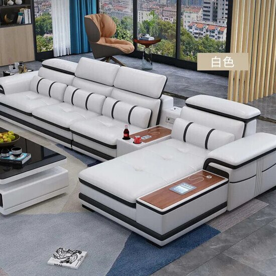 Ghế sofa da góc L cao cấp AG-47