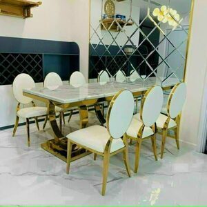 Ghế ăn inox luxury ( giá chưa bao gồm bàn ăn) AG19