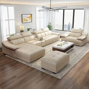 Sofa da L cao cấp AG-19