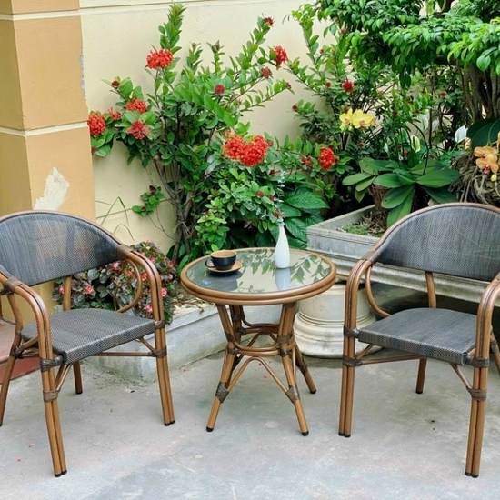 Bàn ghế sân vườn A 06