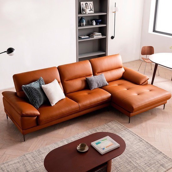 Ghế sofa da góc L cao cấp AG-48