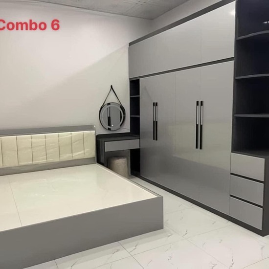 Combo giường tủ 6