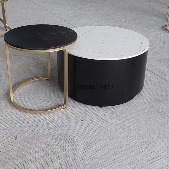 Bàn trà đôi mặt đá ceramic AG59