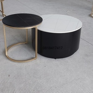 Bàn trà đôi mặt đá ceramic AG59