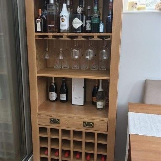 Tủ rượu gỗ sồi Nga