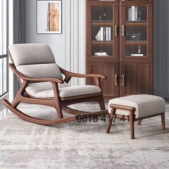 Ghế bập bênh gỗ ASH A-01