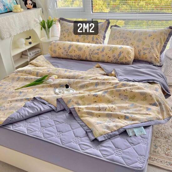 Combo chăn ga gối nệm AG-07