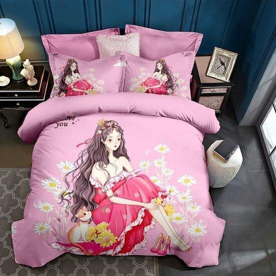 Combo chăn ga gối nệm AG-14