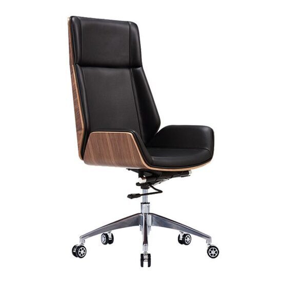 Ghế giám đốc lưng ốp gỗ GD015