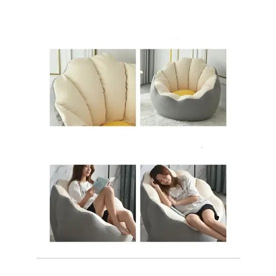 Ghế lười hạt xốp cúc họa mi siêu dễ thương (kèm hạt xốp)