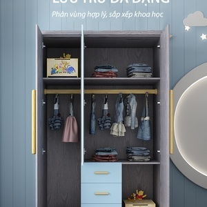 Tủ quần áo tối giản kiểu dáng hiện đại AG-5214