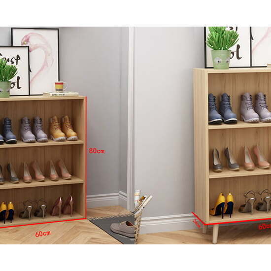 Tủ kệ để giày, giá để giày ngoài cửa lắp ghép AG18