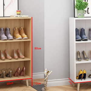 Tủ kệ để giày, giá để giày ngoài cửa lắp ghép AG18