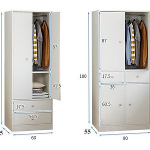 Tủ quần áo gia đình thiết kế đa năng đủ tiện nghi AG-5207