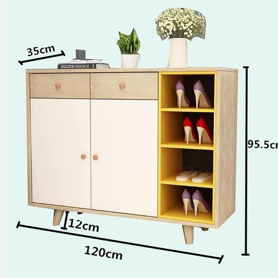 Tủ giày dép gỗ mdf Bắc Âu thời trang AG04